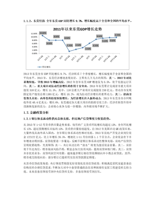 樟木头区域市场报告