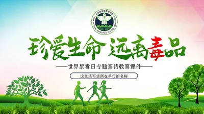 国际禁毒日珍爱生命远离禁毒教育模板
