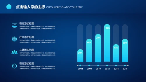 蓝色科技2020年终总结新年计划述职报告PPT