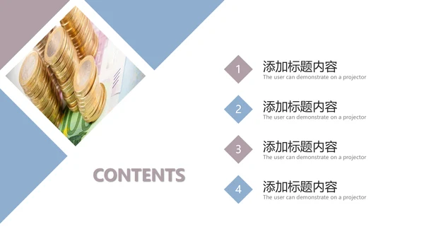 金融投资理财年终报告PPT模板