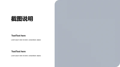 扁平PPT截图说明