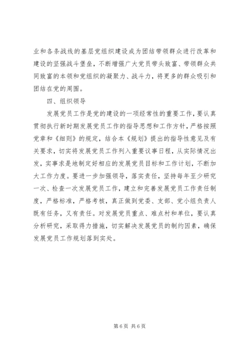 某乡某年发展党员工作规划 (2).docx