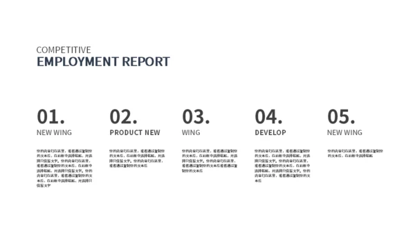 大都会竞聘报告通用PPT模板