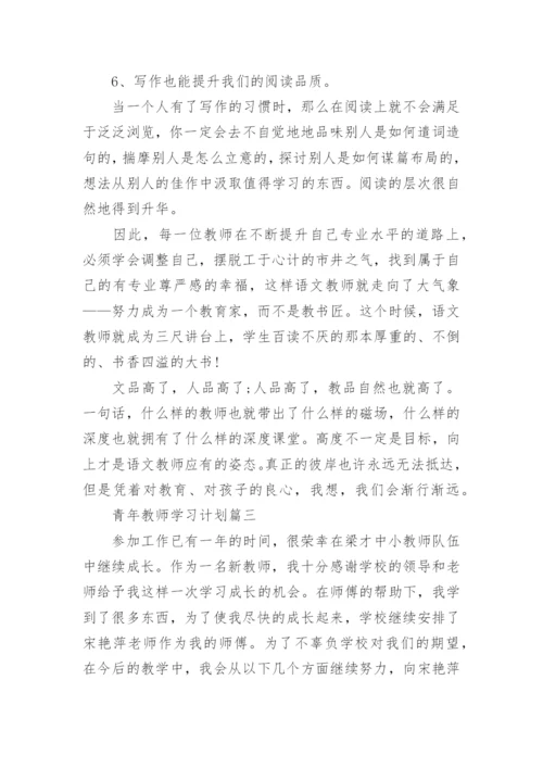 青蓝工程青年教师学习计划_1.docx