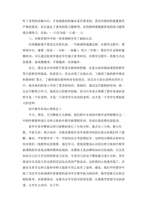 初中数学培训心得体会.docx