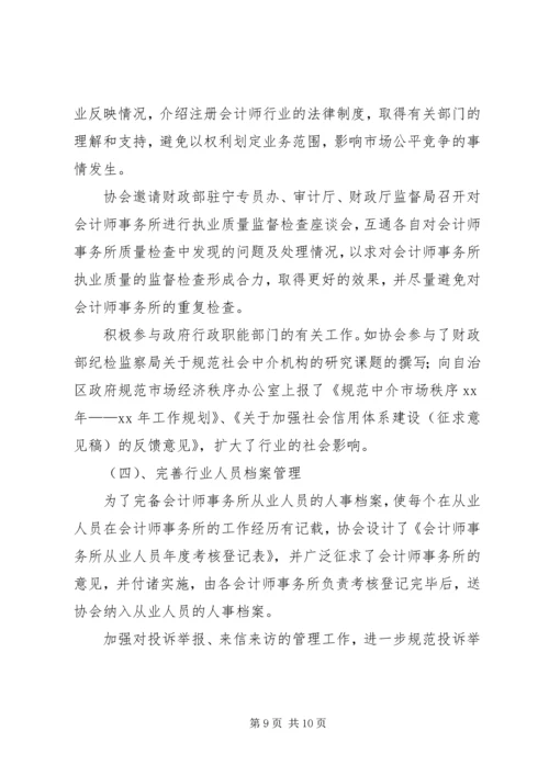 有关协会周工作总结与计划范文.docx