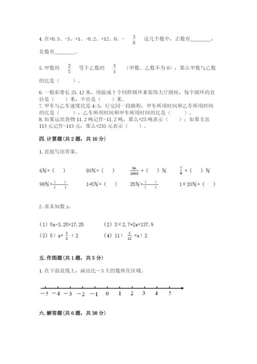 北师大版小学数学六年级下册期末检测试题精品（各地真题）.docx