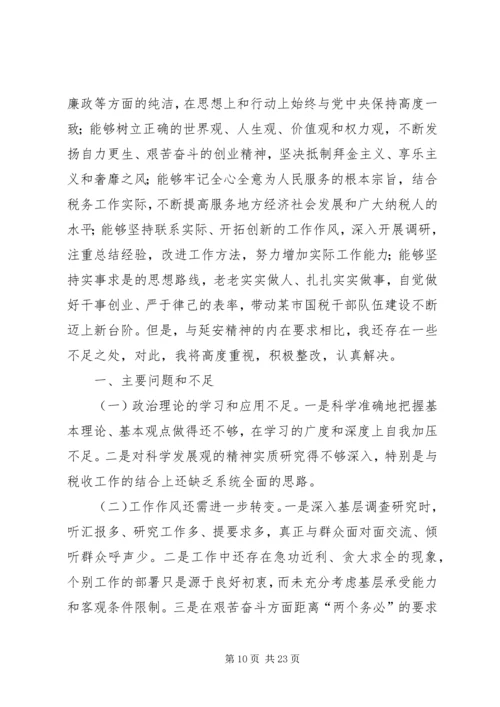 学习延安精神党性分析报告.docx