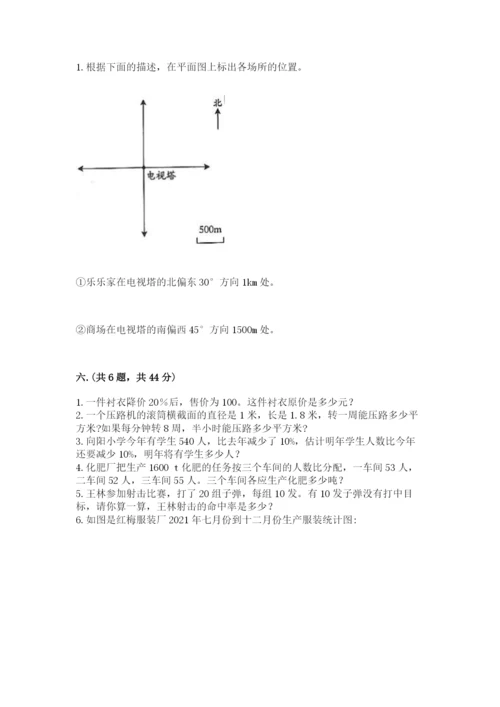 小学六年级数学摸底考试题【学生专用】.docx