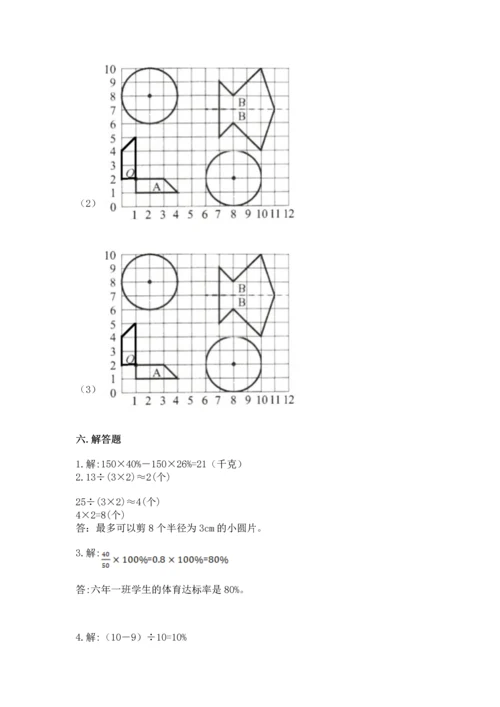 小学六年级上册数学期末测试卷必考题.docx