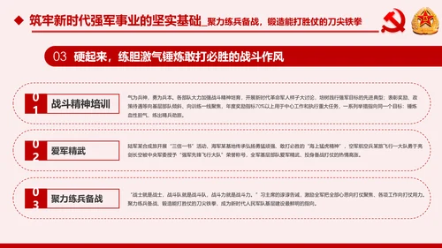 军队基层建设军队部队过硬作风强军兴军PPT