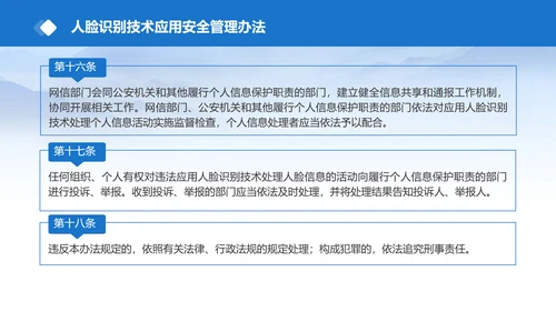 2025年人脸识别技术应用安全管理办法全文学习PPT课件