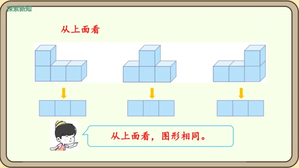 新人教版数学四年级下册2.2     观察物体（2）课件