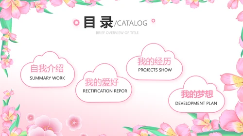 班干部竞选小升初个人简历自我介绍动态PPT模板