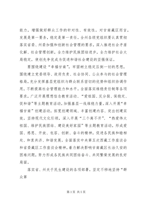 学习州党代会精神心得体会 (2).docx