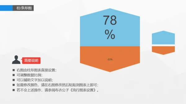 蓝色信息图表精选PPT案例