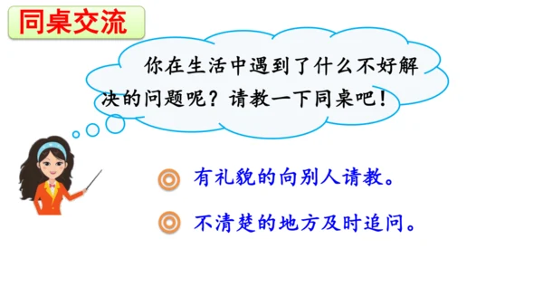 统编版语文三年级上册 第八单元  口语交际：请教  课件