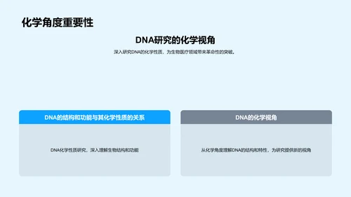 DNA化学性质研讨PPT模板