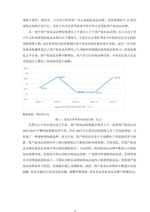 201651104026 冯玉屏 国产化妆品品牌营销策略研究.docx