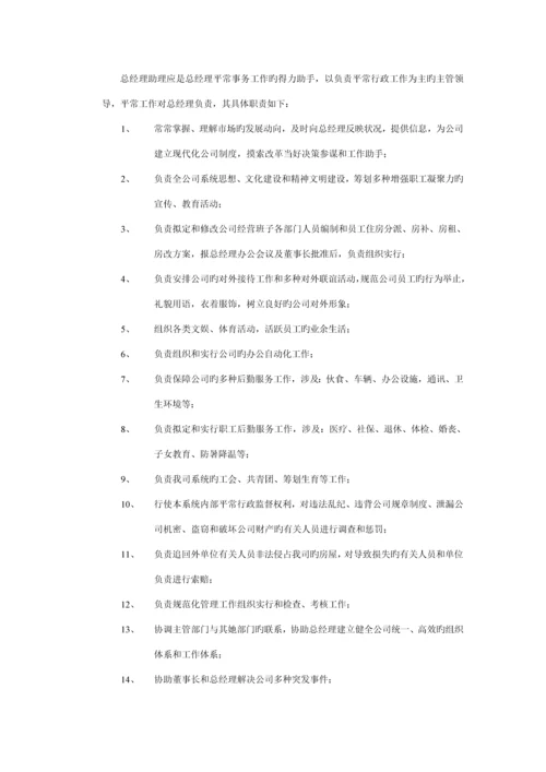 投资发展公司组织机构设置及人事管理专题方案.docx