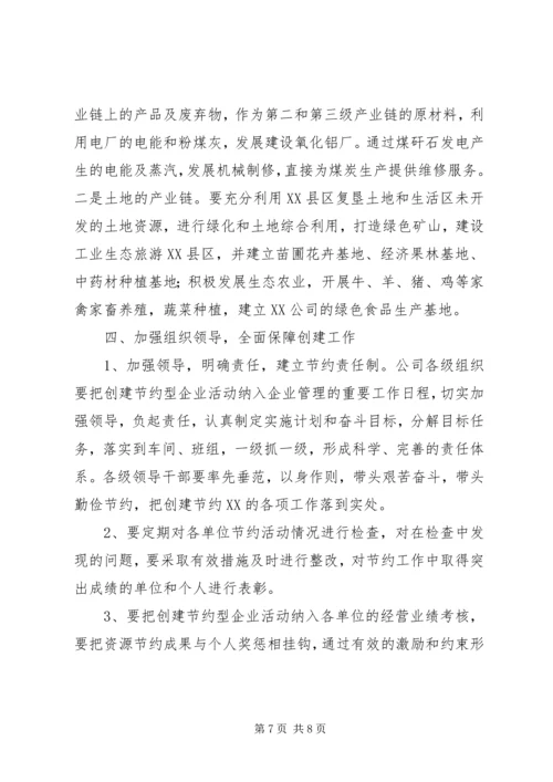 节约创建实施意见方案 (2).docx