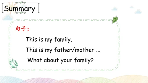 Unit 2 My family Part B&C Start to read&story time