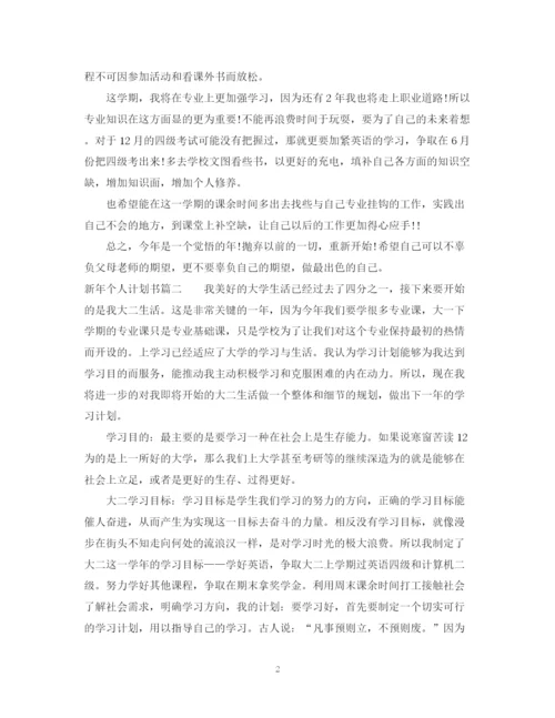 精编之新年个人计划书.docx