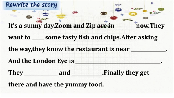 Unit 1 How can I get there Part C Story time 课件(共2