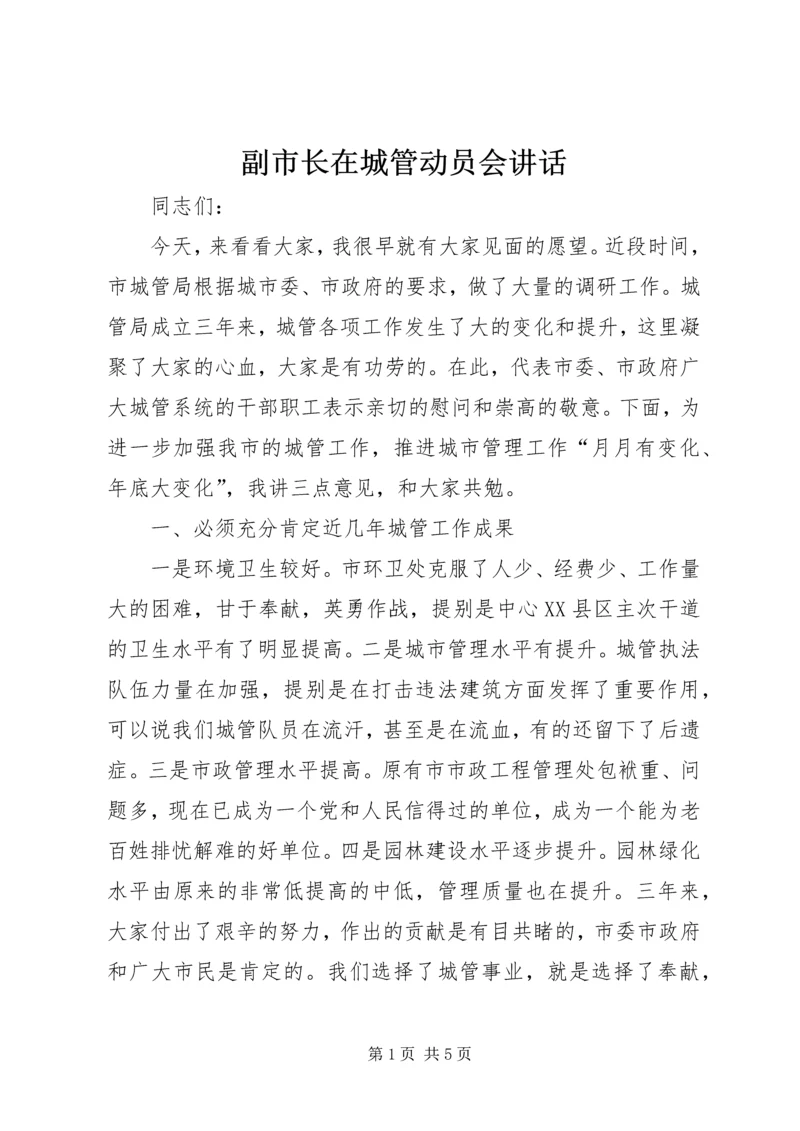 副市长在城管动员会讲话.docx