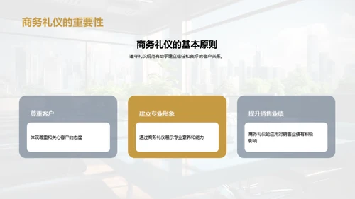 商务礼仪助力保险销售