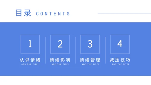 职业培训压力与情绪管理通用PPT模板