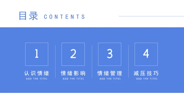 职业培训压力与情绪管理通用PPT模板