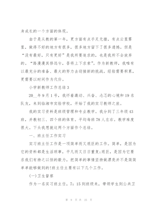 小学新教师工作总结范文5篇.docx