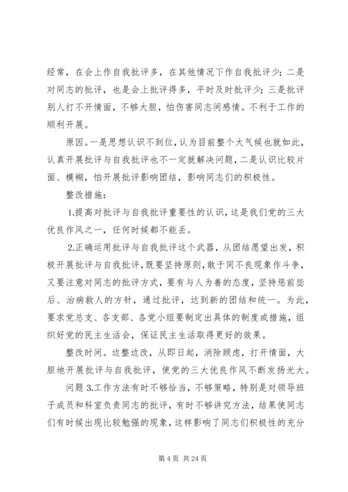 党性分析和整改措施2.docx