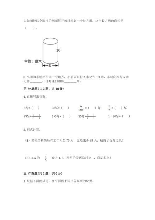 人教版六年级下册数学期末测试卷附完整答案【夺冠】.docx