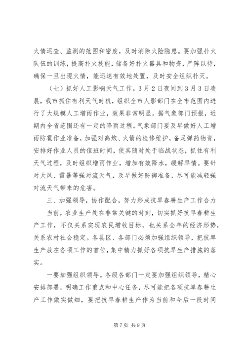 副市长在抗旱春耕的讲话.docx