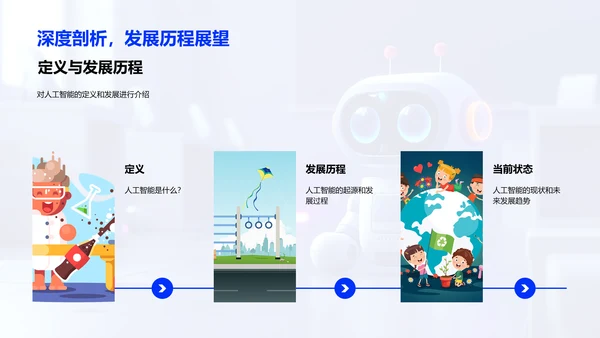 教育领域人工智能答辩PPT模板