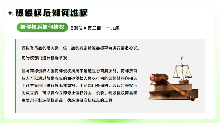 世界知识产权日，保护知识产权知识通用PPT模板