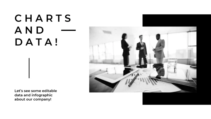 创意黑白调极简主义公司简介动态PPT模板