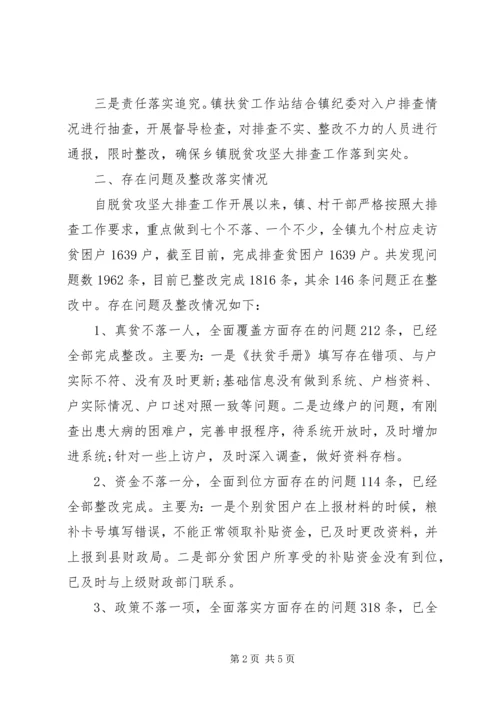 乡镇脱贫攻坚大排查专项行动工作总结报告.docx