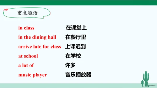 Unit 4 Don't eat in class. 单元综合复习课件 人教版英语七年级下册