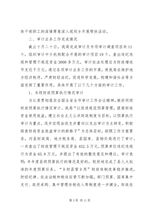 市审计局总结及年度工作规划.docx