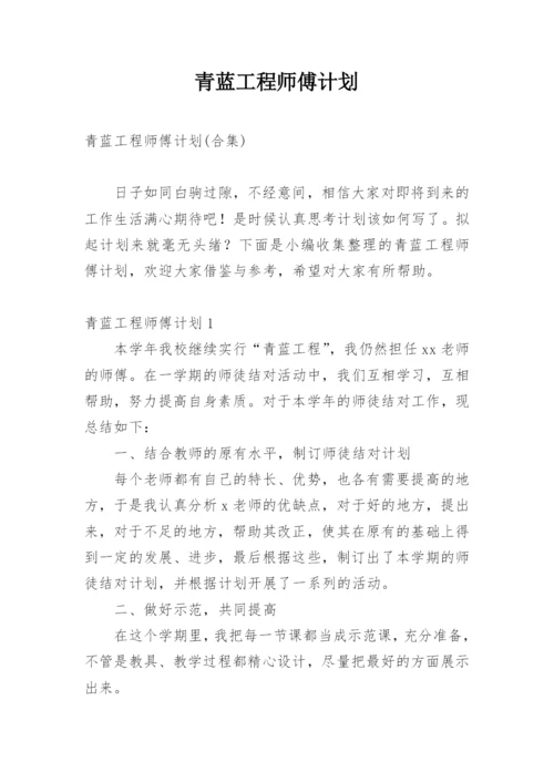 青蓝工程师傅计划.docx