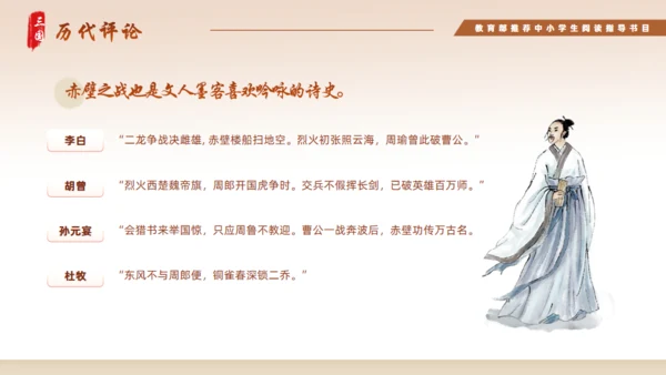 三国演义赤壁之战的故事通用PPT模板