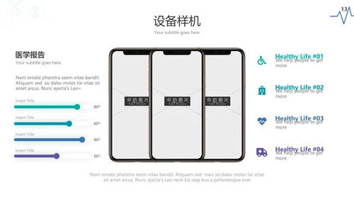 现代创意医学报告医院宣传医疗PPT模板
