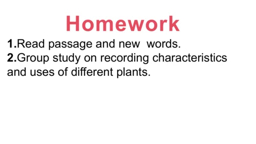 Unit 6 The power of plants 第3课时 Developing ideas课件