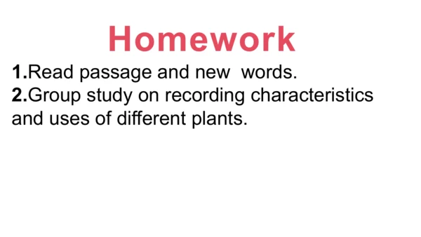 Unit 6 The power of plants 第3课时 Developing ideas课件