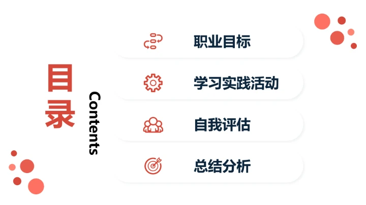 商务风电气工程和自动化专业大学生求职个人能力综合展示职业生涯规划通用PPT模版