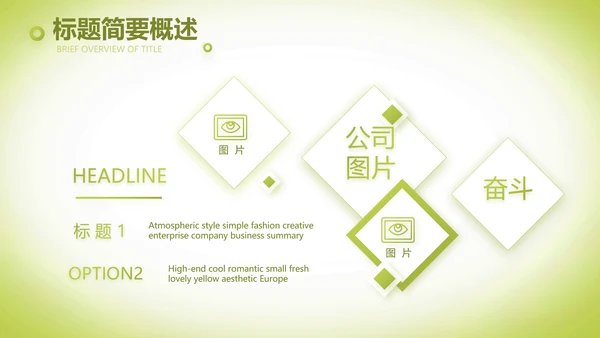 绿色清新化妆品面膜介绍宣传动态PPT
