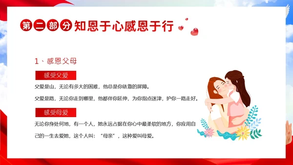 资助感恩教育主题班会PPT课件